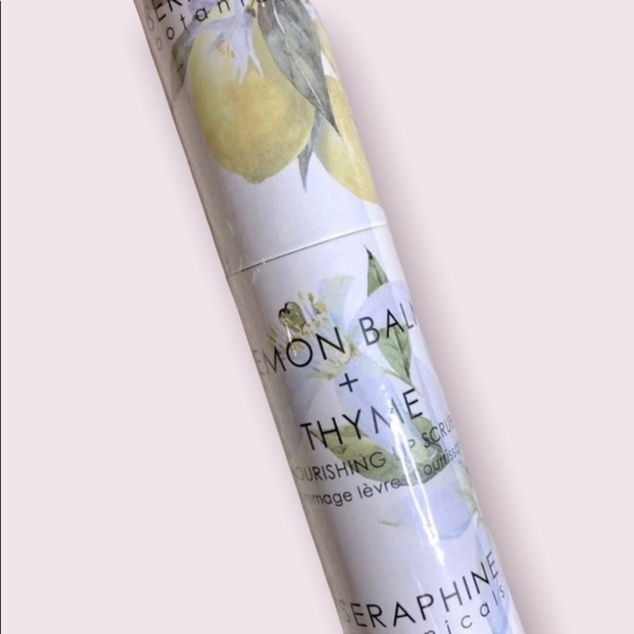 SERAPHINE BOTANICALS Lemon Balm,Thyme,Nourishing Lip Scrub - Picture 4 of 4